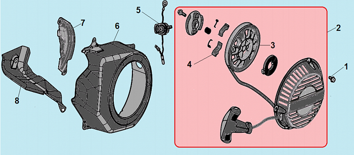 9 СТАРТЕР ВИБРОПЛИТА CHAMPION PC9750FT