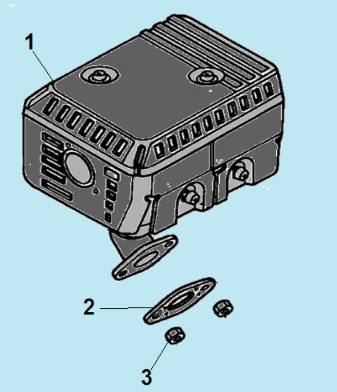 12 ГЛУШИТЕЛЬ МОТОПОМПА CHAMPION GP50