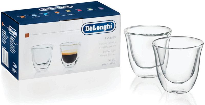 НАБОР ЧАШЕК DELONGHI ESPRESSO (2 шт) 60 МЛ, ТЕРМО-СТЕКЛО 5513284151